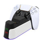 Dual PS5 Controller Fast Charging Dock with RGB Lights