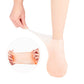 2 Pairs Foot Care Socks Silicone Moisturizing Socks-Cuticolor+Pink