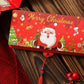 10-Slot Foldable Christmas Red Envelope with Foil Stamping