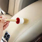 Car Detailing Brush Set 6Pcs Boar Hair Brush Kit Wood Handle Wheels Leather Air Vents