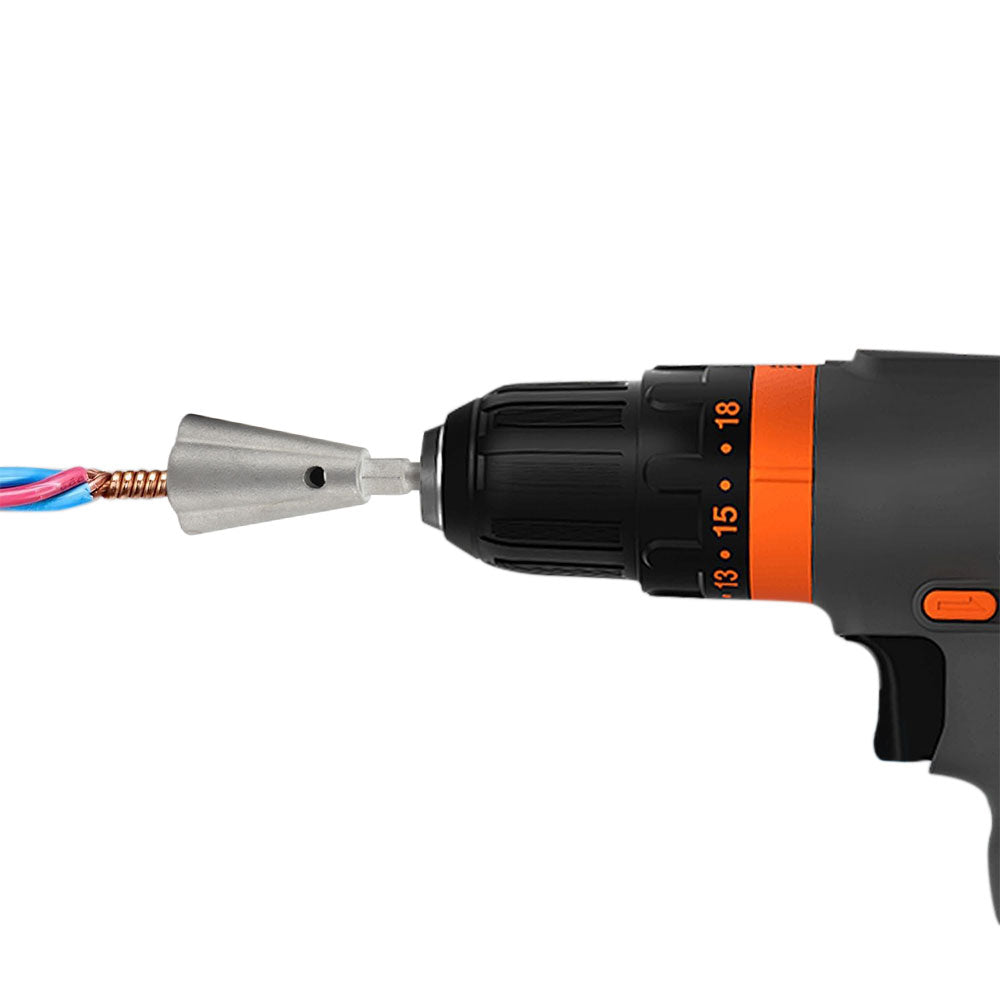 2Pcs Wire Twister Tool for Drill Stripping Electricians Tools for Electrical Power
