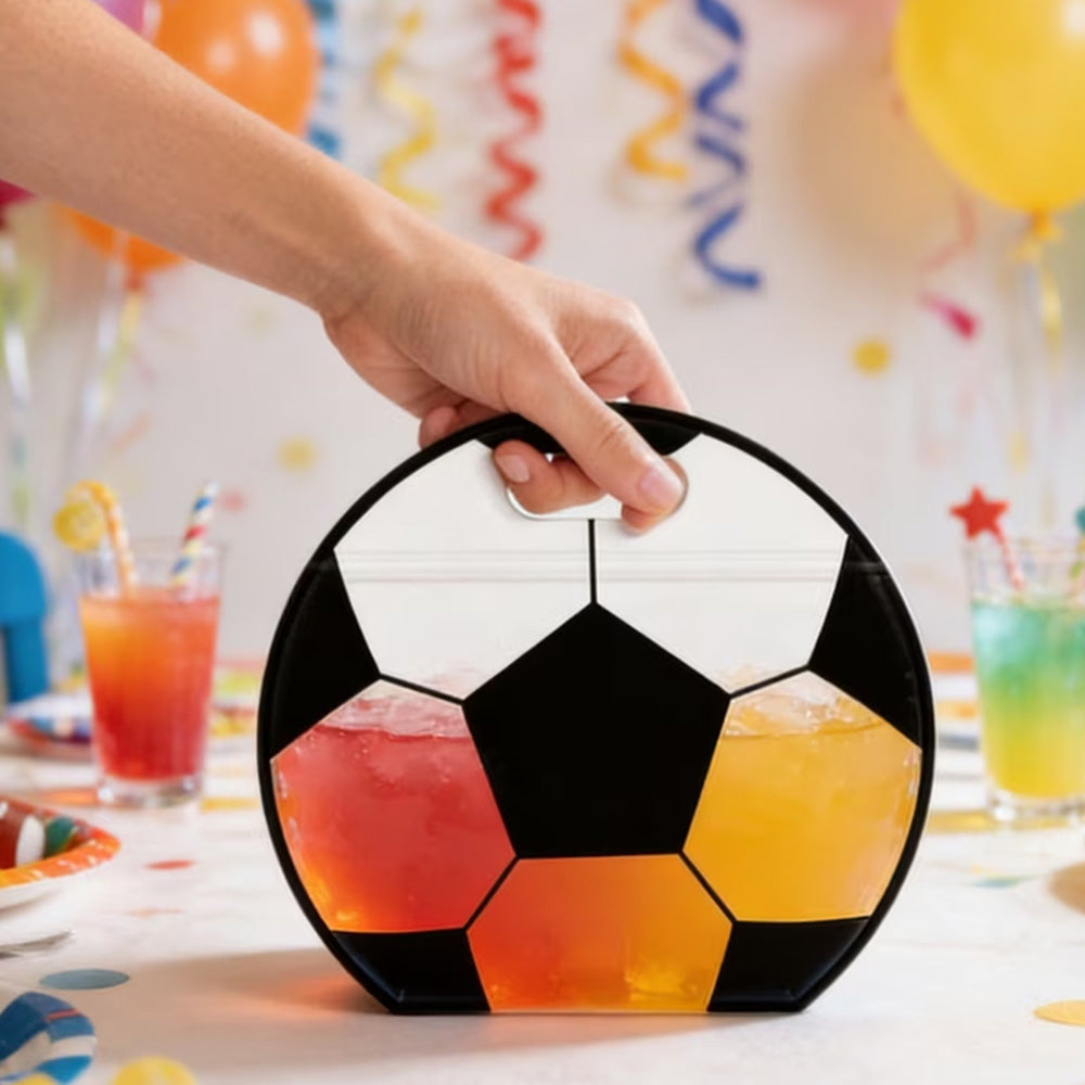 20 Soccer and American Football Resealable Candy Bags with Handles