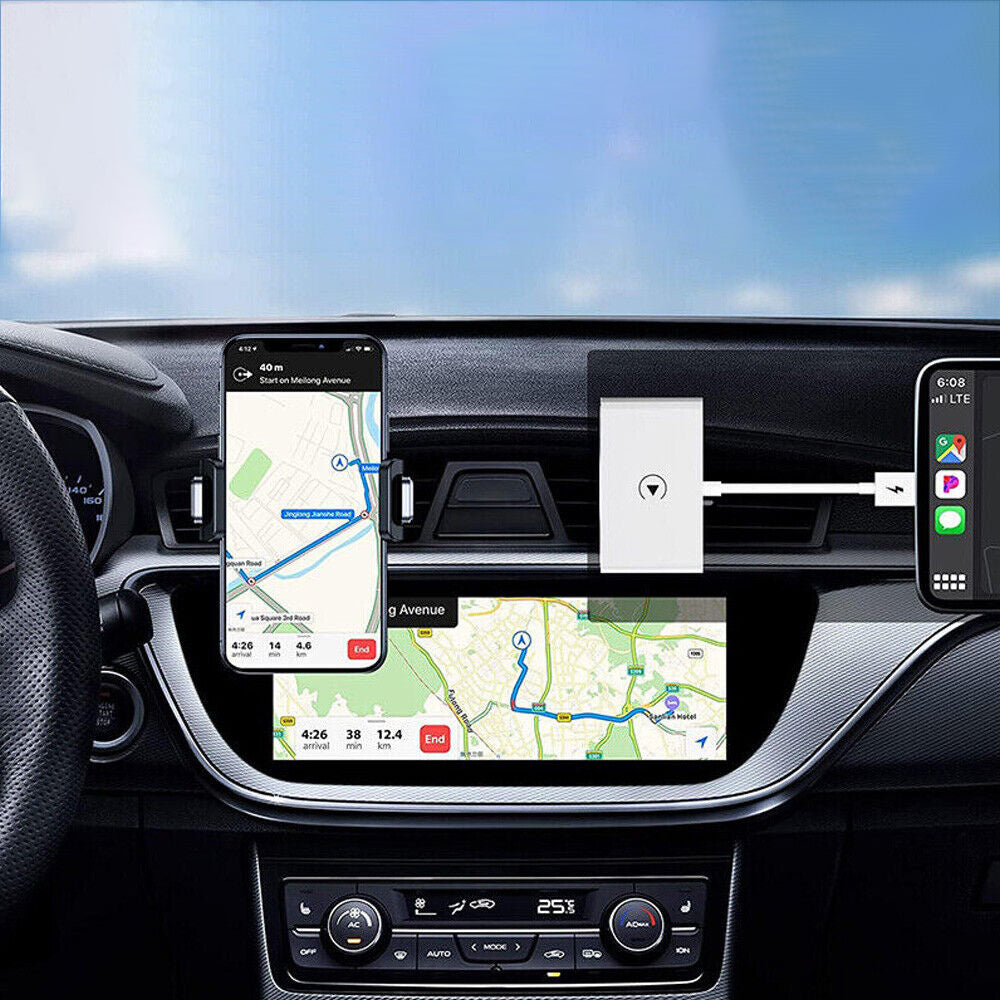 For Apple Carplay Adapter Bluetooth USB Wireless Auto Car Player Stereo