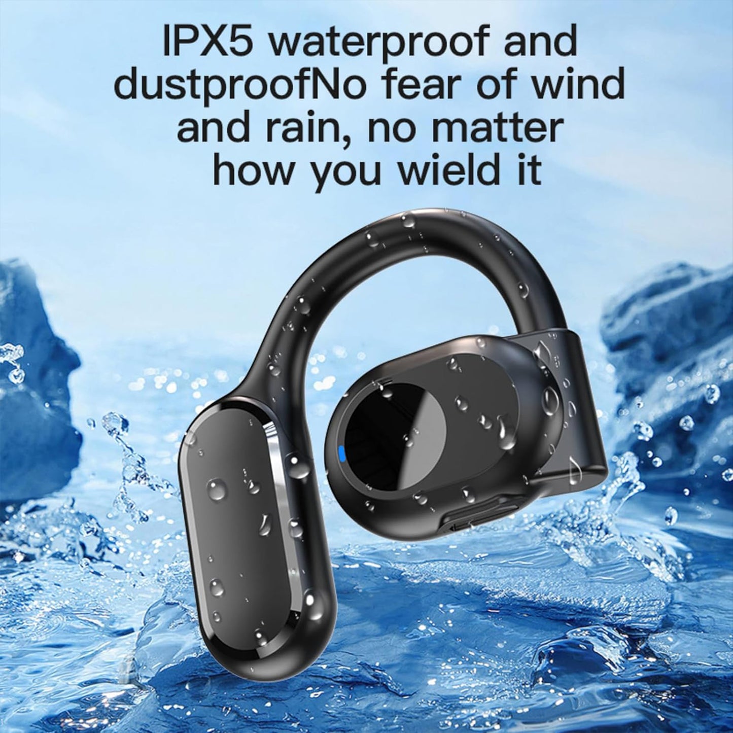 BY99 Wireless Single Over-Ear Bluetooth 5.3 Touch Control Earbuds