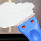 Plastic Razor Blade Scraper with 2Pcs Scraper Tool and 100Pcs Plastic Blades Cleaning