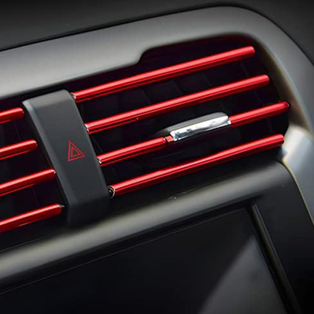 20 Pack Car Interior Air Vent Decorative Trim Strip Universal Fit for All Models