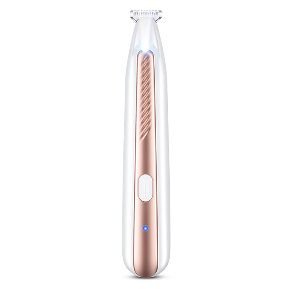 Dog Paw Trimmer Low Noise with LED Light Pet Paw Grooming Clippers