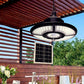 136 LED Outdoor Solar Ceiling Pendant