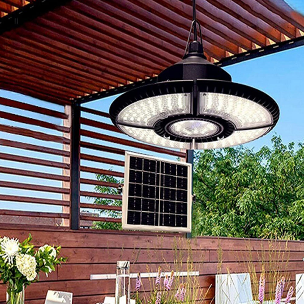136 LED Outdoor Solar Ceiling Pendant