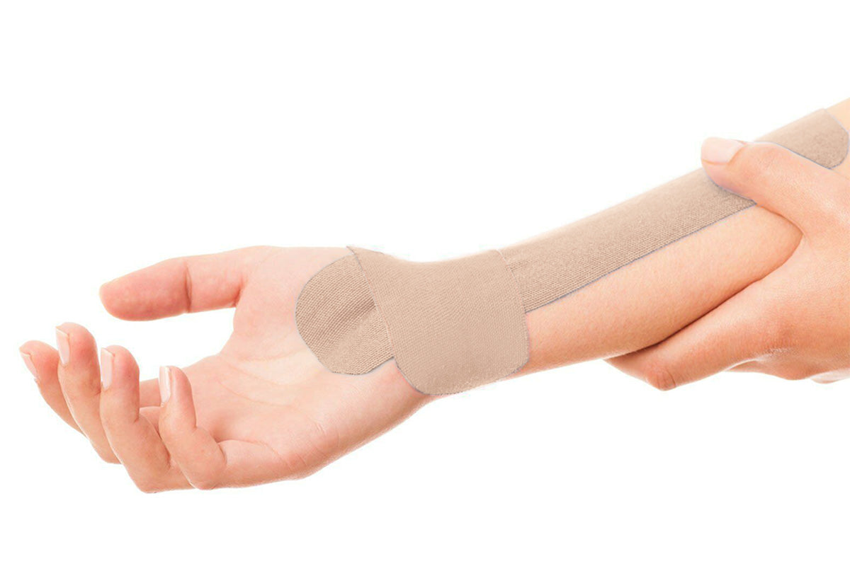 Kinesiology Tape Waterproof Breathable Latex Free Tape for Ankle Wrists Knees