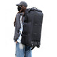 90 L Foldable Oxford Rolling Duffle Travel Bag with 3 Carry Modes