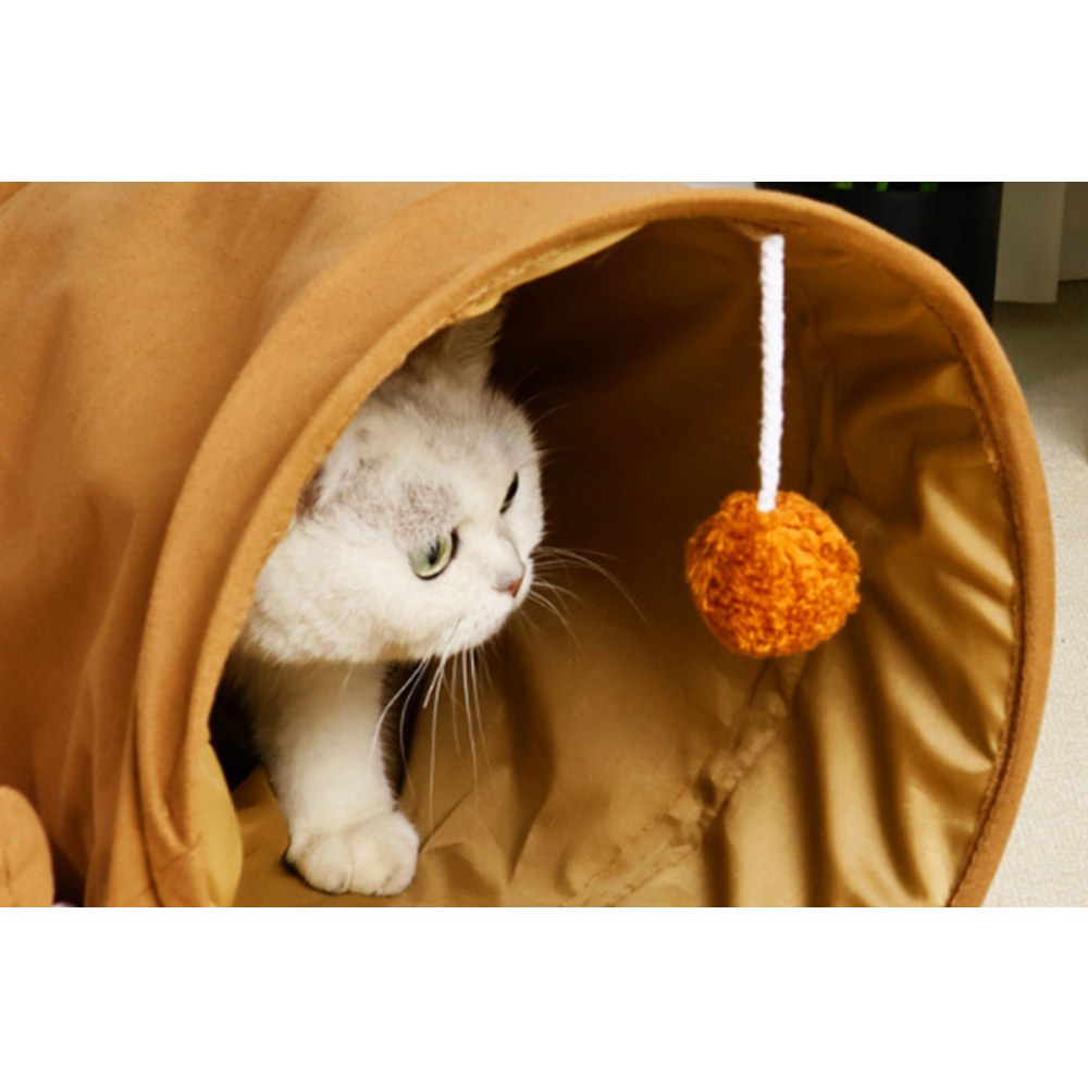 Cat Tunnel Bed 2-in-1 Play Tunnel and Sleeping Mat