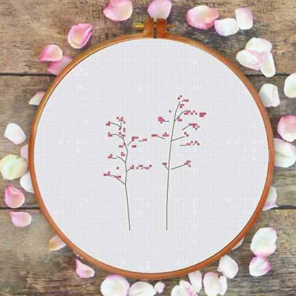2 Pack 14 Count Precut Cotton Aida Cloth for Cross Stitch Embroidery-White