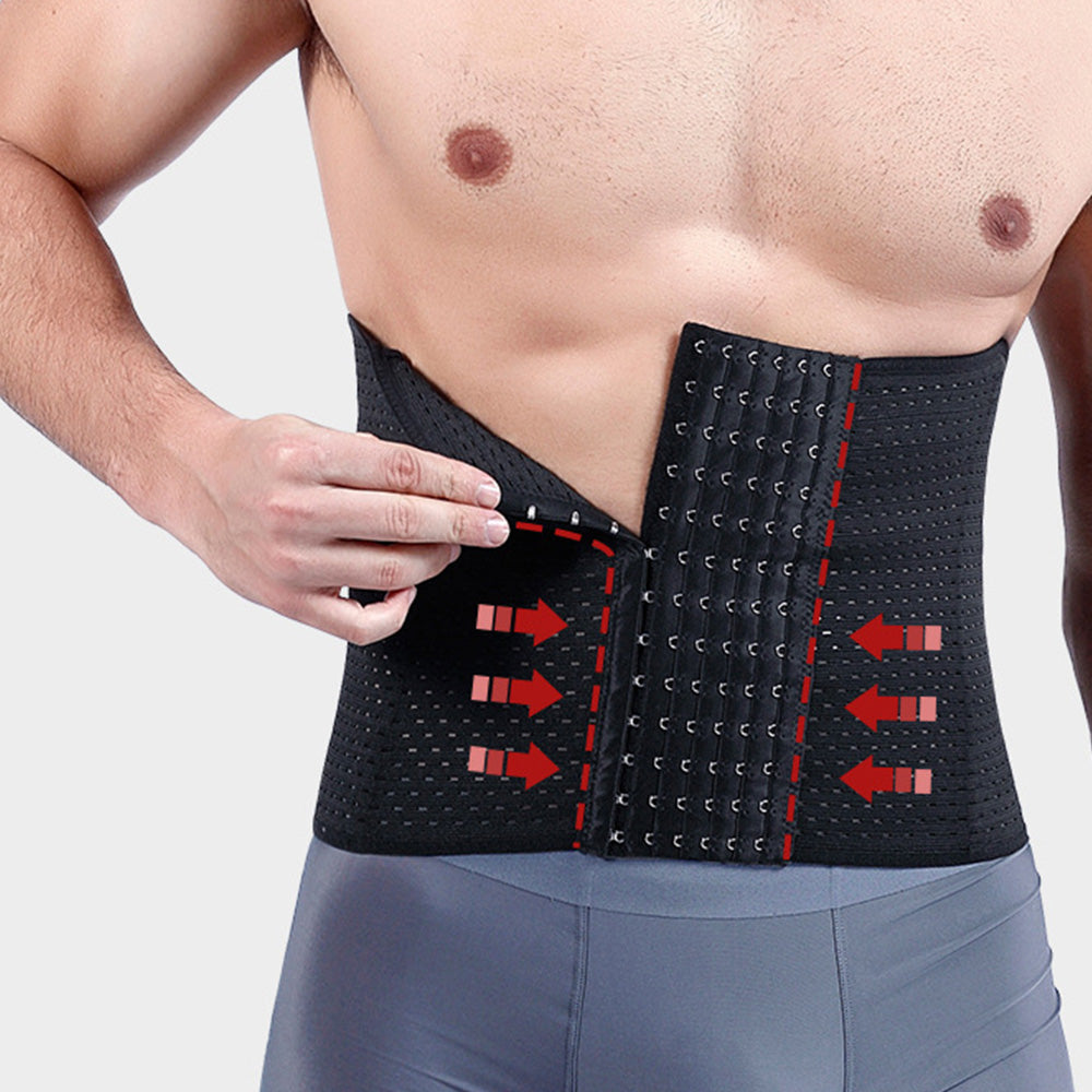 Waist Trainer For Men Waist Trimmer Tummy Shapewear Slimming Girdle Back Support