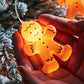 Christmas Decoration Gingerbread Men Cookies String Lights Battery Operated