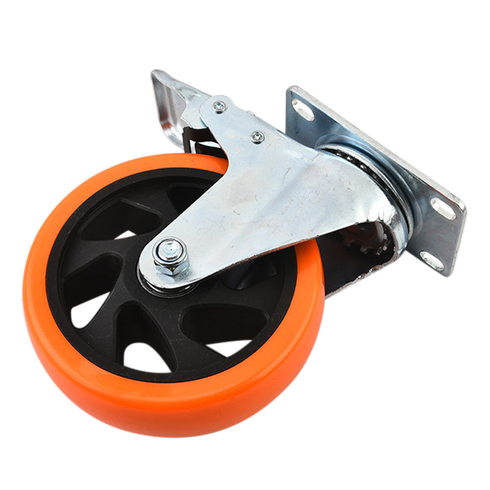 4 PCS Swivel Caster Wheels with Brake Castor Wheels for Cart Furniture