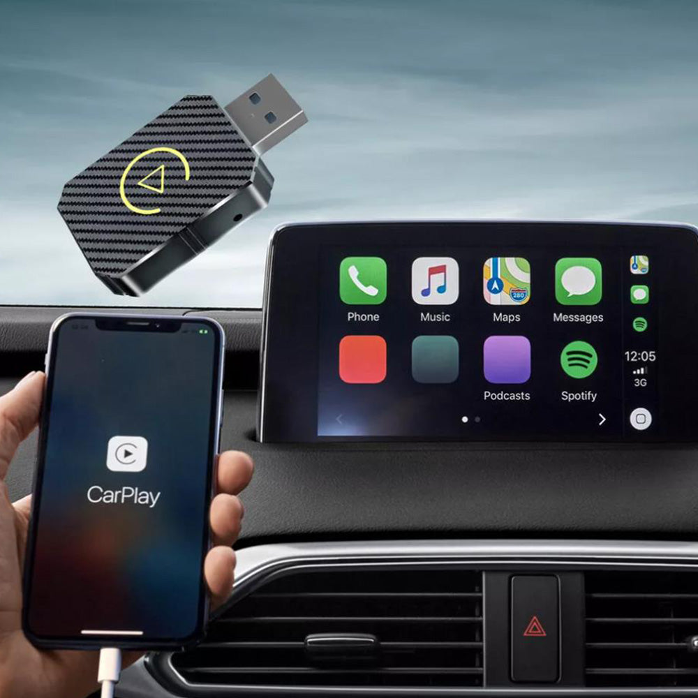 Wireless Android Auto Apple Carplay Adapter USB Car Dongle Connect Box