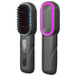 Rechargeable Cordless Hair Straightener Brush with LED Display