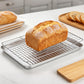 304 Stainless Steel Baking Sheet and Cooling Rack Set for Oven and Air Fryer