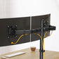 Dual Monitor Arm Mount Desk Stand For 13-27Inch Screen TV Max 9KG