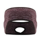 Two Fleece Ear Warmer Headbands with Ponytail Hole-Style 1