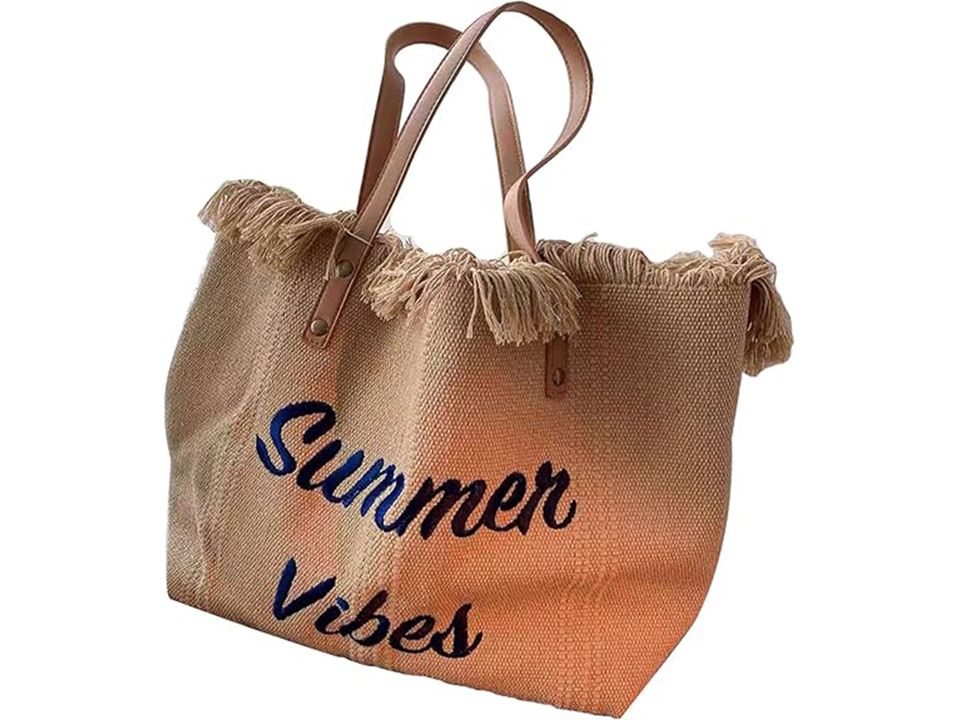 Women's Tassel Canvas Tote Bag