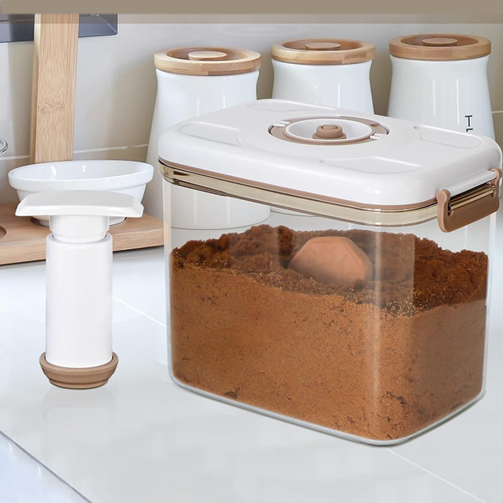Vacuum Seal Food Storage Container with Lid Strainer Vacuum Pump Airtight Food Storage