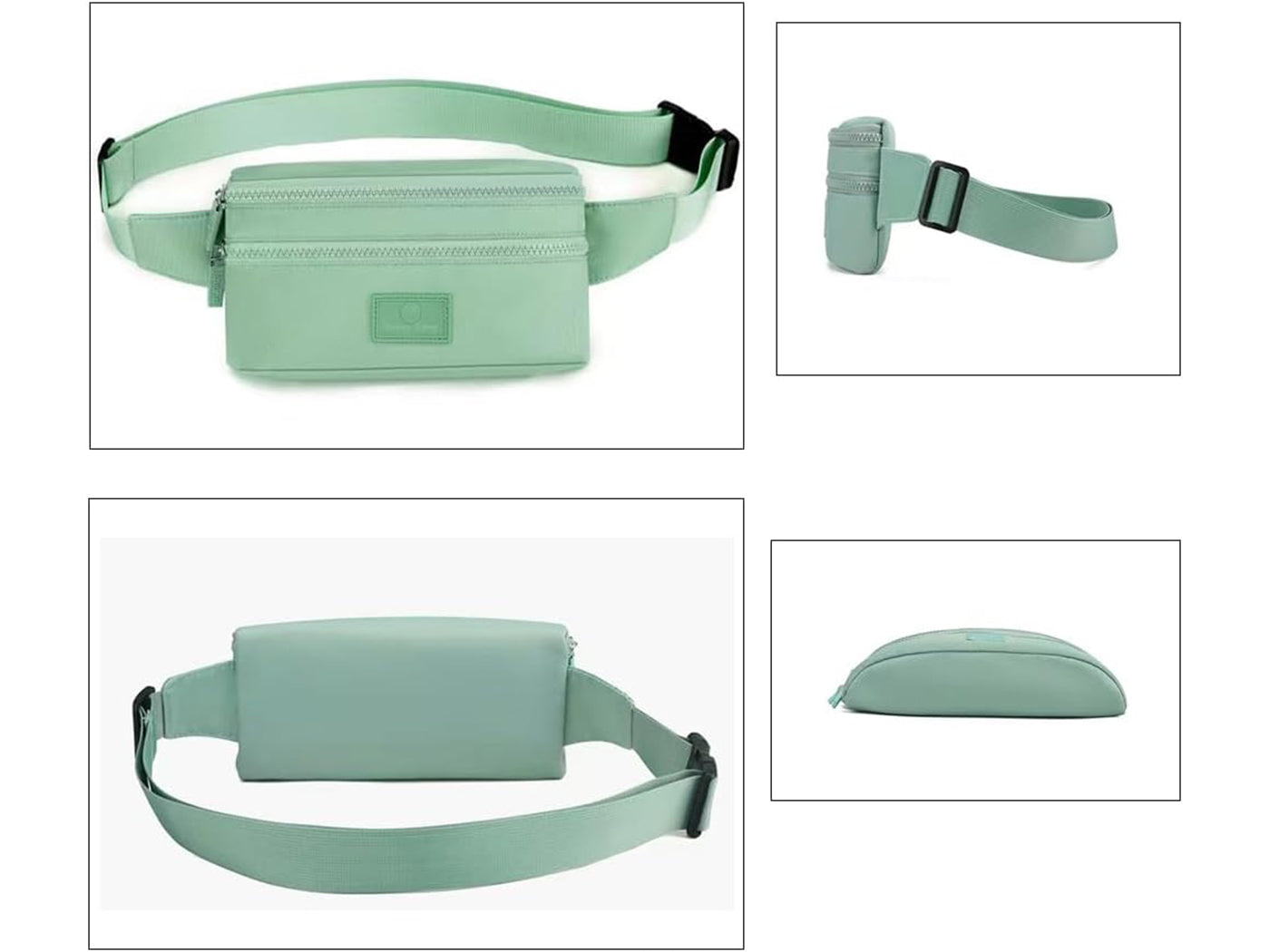 Women's Sport Waist Fanny Bag with Adjustable Belt