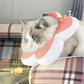 Cute Flower Cat Cone Collar Anti-Bite Lick Wound Healing Protective Neck Collar-Peach Blossom