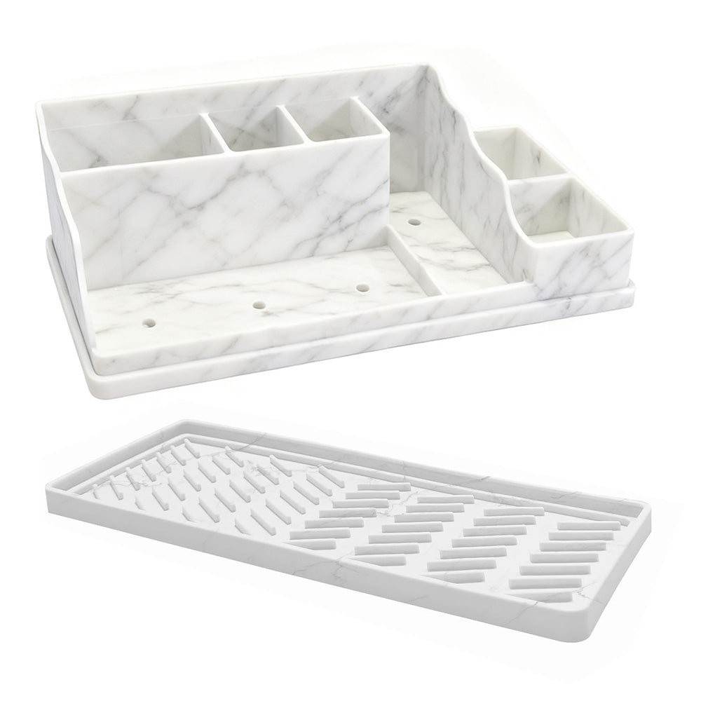 Silicone Toothbrush Holder Bathroom Organizer