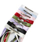 6Pcs Artificial Silky Satin Bow Hair Clips Ribbon Accessories