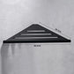 2Pcs Stainless Steel Corner Shelf Heavy Duty for Bathroom Shower