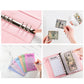 2-in-1 A6 Money Saving Zipper Cash Storage Binder