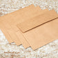 50 Pack Thick Kraft Paper Self Adhesive Envelopes for Cards Photos