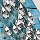 6Pcs Hanging Bird Repellent Reflective Scare Rods Spiral Deterrent Control Device Lot