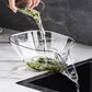 2Pcs MultiFunctional Drain Baskets Strainer Bowls With Funnel