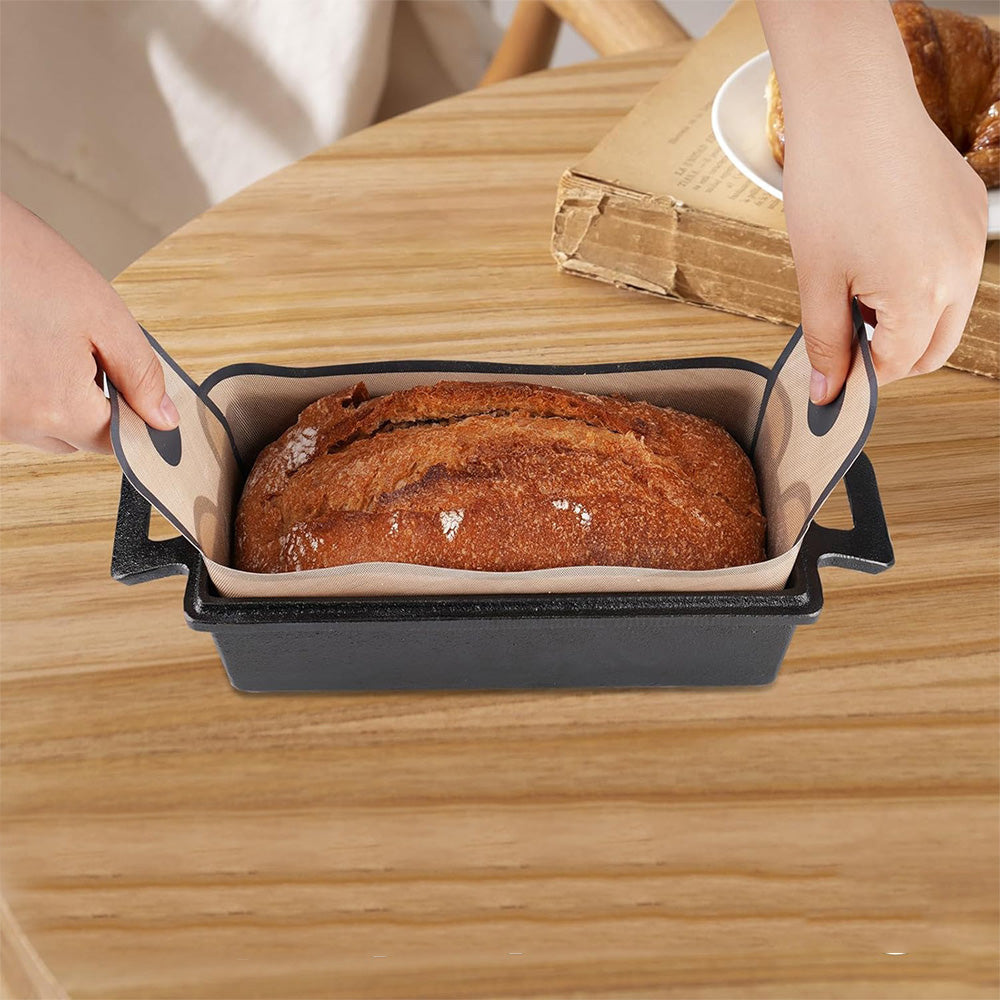 2Pcs Silicone Baking Mat Loaf Pan Liner for Bread Baking