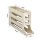 2Pcs 4-Tier Auto Rolling Egg Dispenser Rack