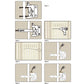 Stainless Steel Spring Cable Pull Self-Locking Gate Latch Fit for Wooden Fence Gate