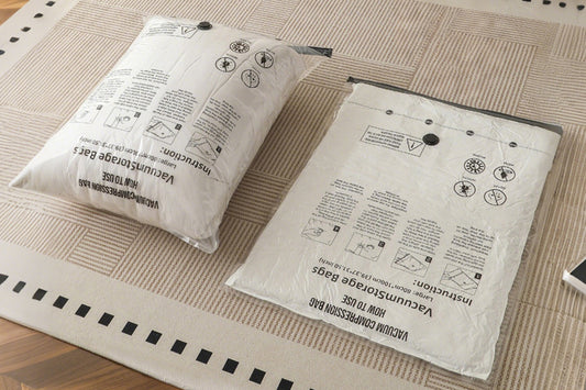 12Pcs Travel Clothing Vacuum Storage Bags Set with Rechargeable Electric Pump