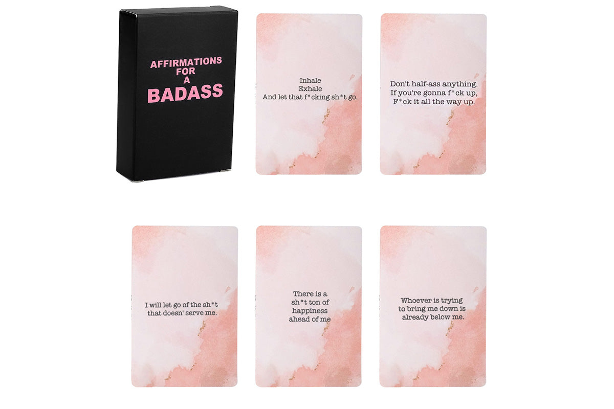 Badass Affirmation Cards Daily Motivational and Inspirational Cards For Women