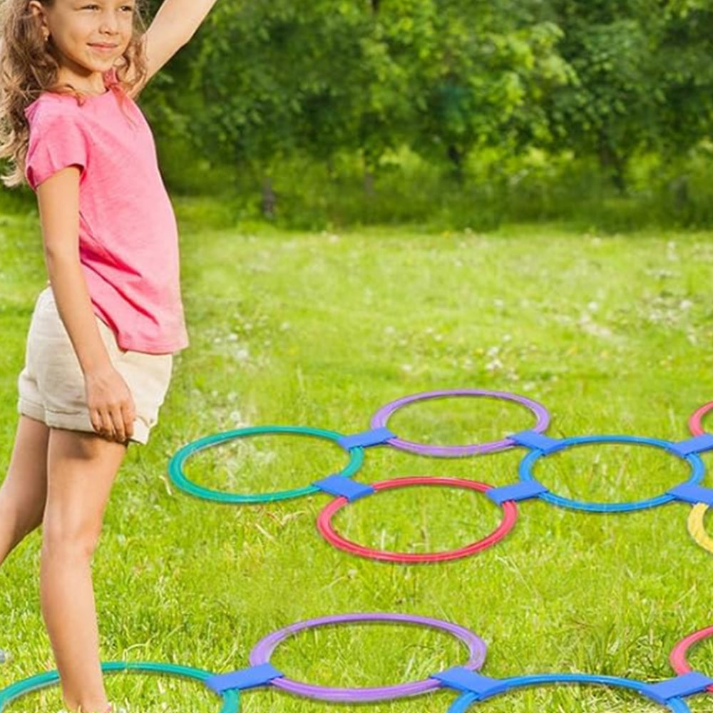 Hopscotch Game Ring Set with 38CM Hoop
