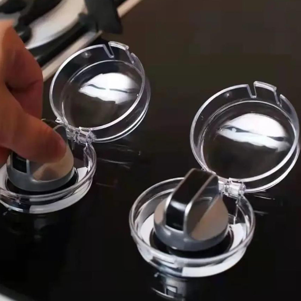 8Pcs Gas Stove Oven Knob Lock Protector Cover