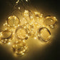 Solar Lights Fairy Curtain Lights Christmas Hanging String Lights for Window Backdrop