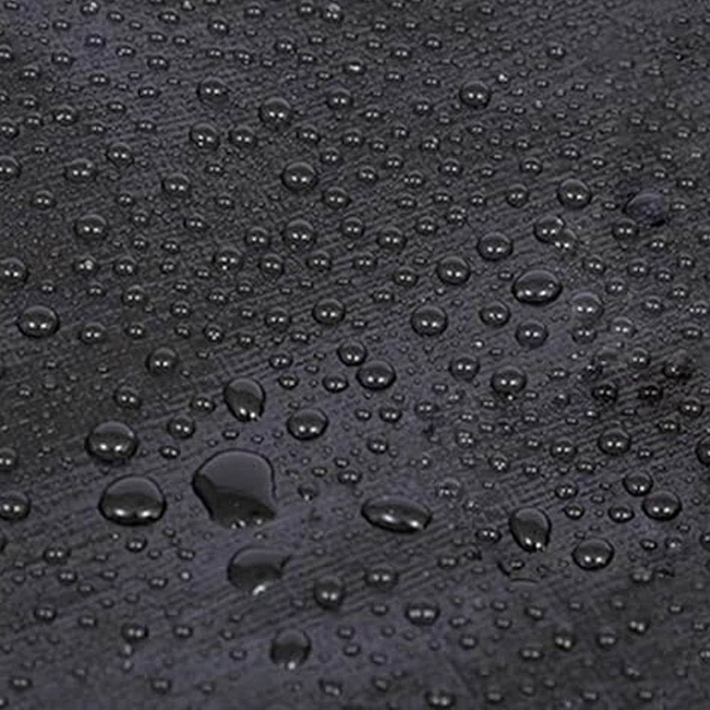 Black Tarpaulin Waterproof Furniture Caravan Cover