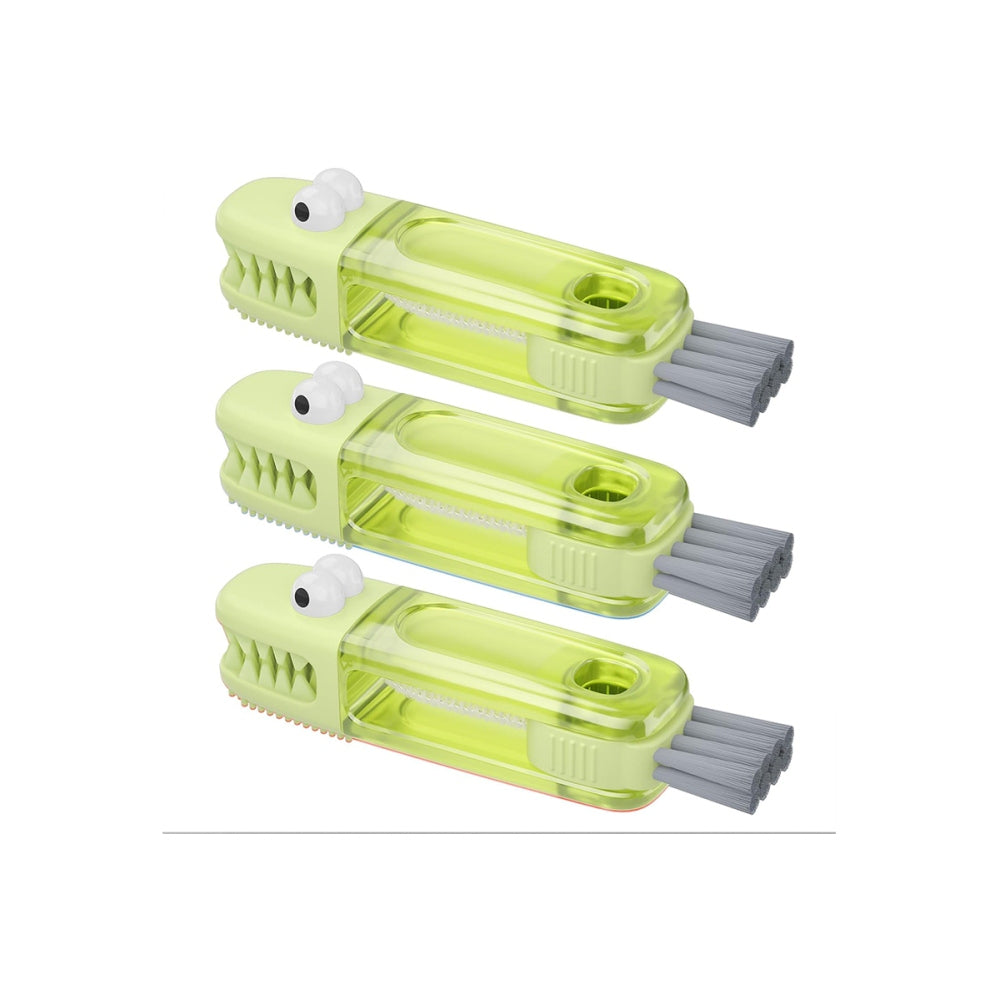 3Pcs 3 in 1 Cup Lid Gap Cleaning Brush Set Multifunctional Bottle Cleaning Brush