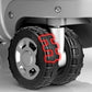 8Pcs Luggage Wheel Silicone Covers Suitcase Wheels Protector Protection Sleeve