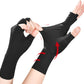 Breathable Half-Finger Gloves with Grip Pads-Black