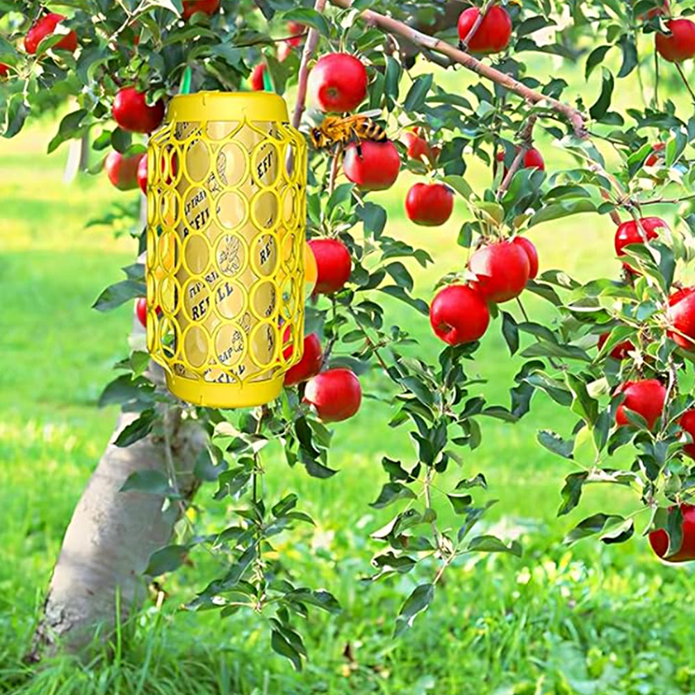 2Pcs Wasp Trap Outdoor Hanging Insect Catcher for Wasps and Carpenter Bees