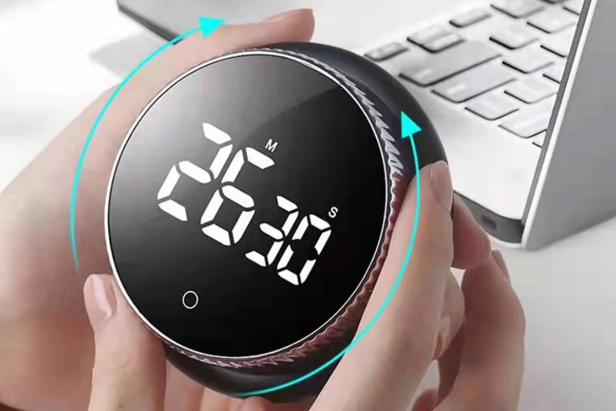 LED Digital Kitchen Timer Stopwatch for Cooking Learning and Classroom